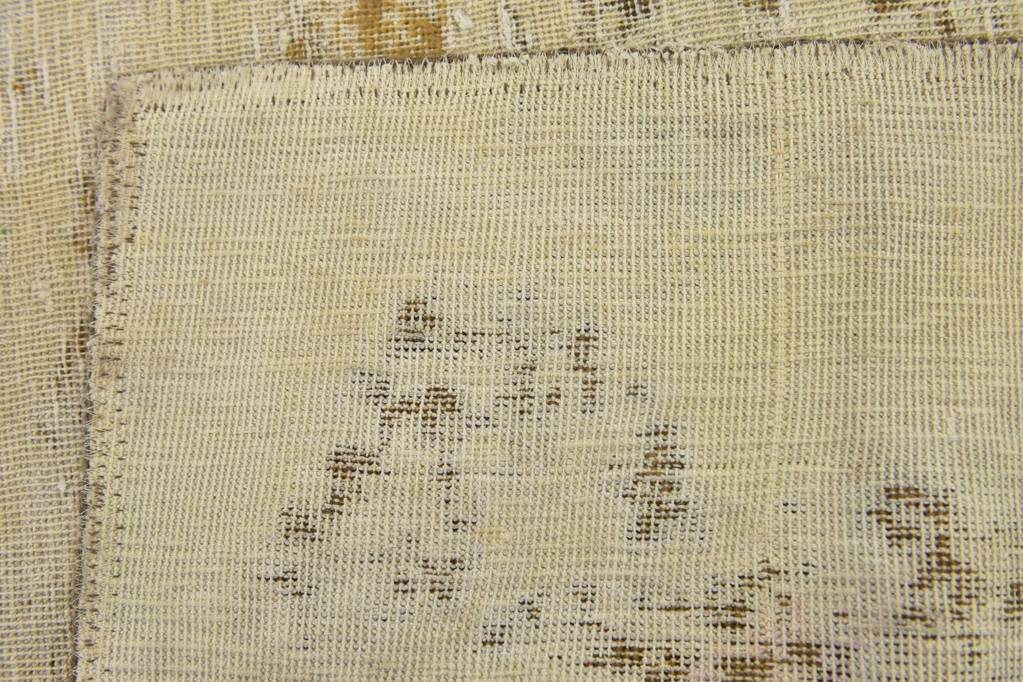 6' 5 x 10' 9 Hand Knotted Ultra Vintage Persian Wool Rug