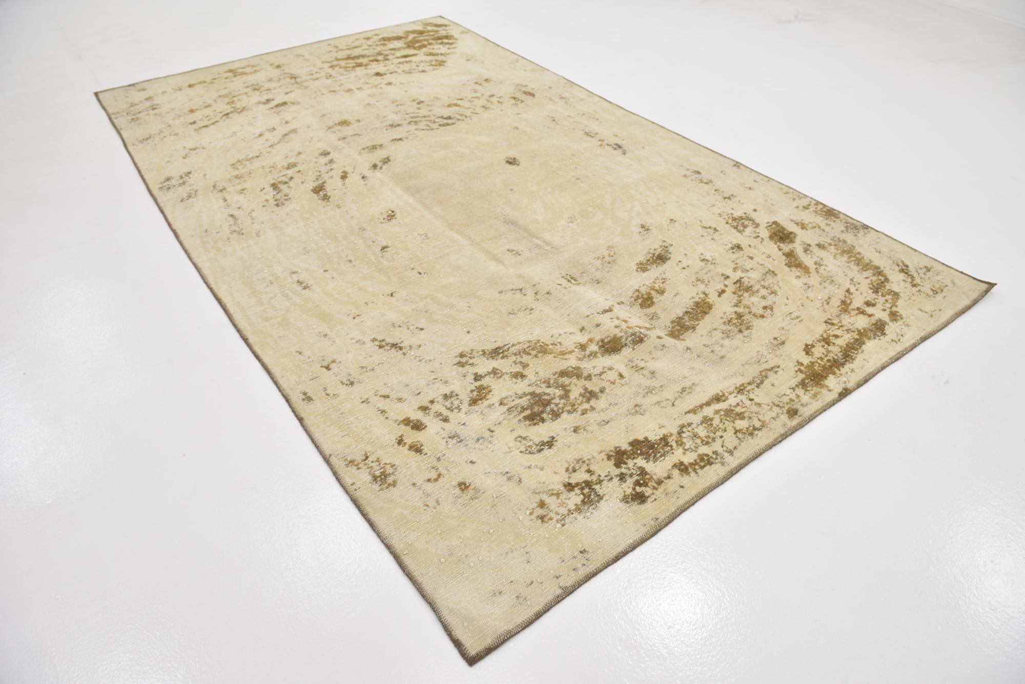 6' 5 x 10' 9 Hand Knotted Ultra Vintage Persian Wool Rug