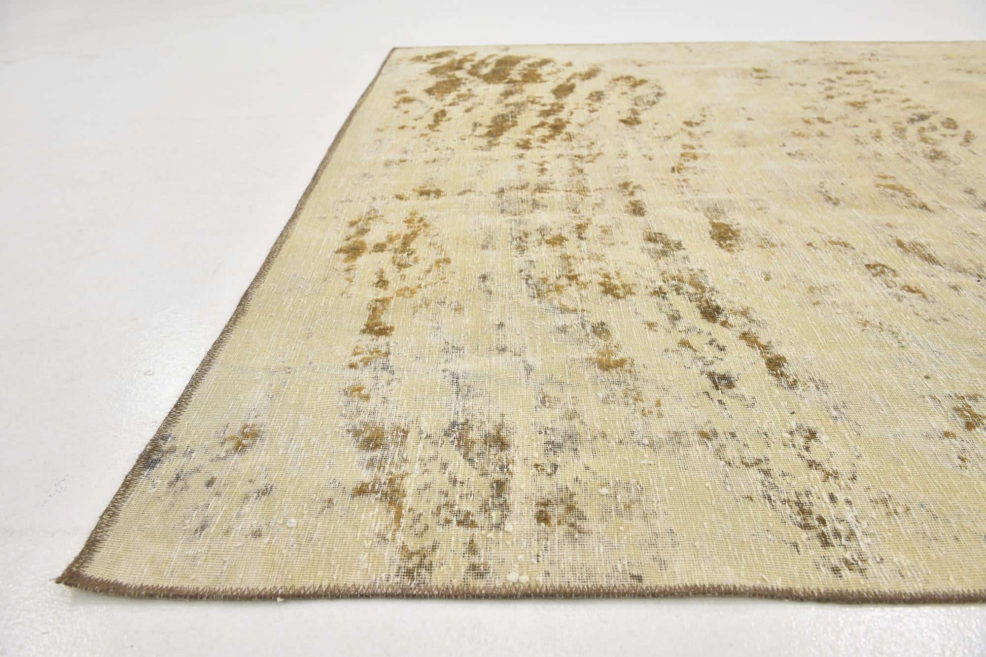 6' 5 x 10' 9 Hand Knotted Ultra Vintage Persian Wool Rug