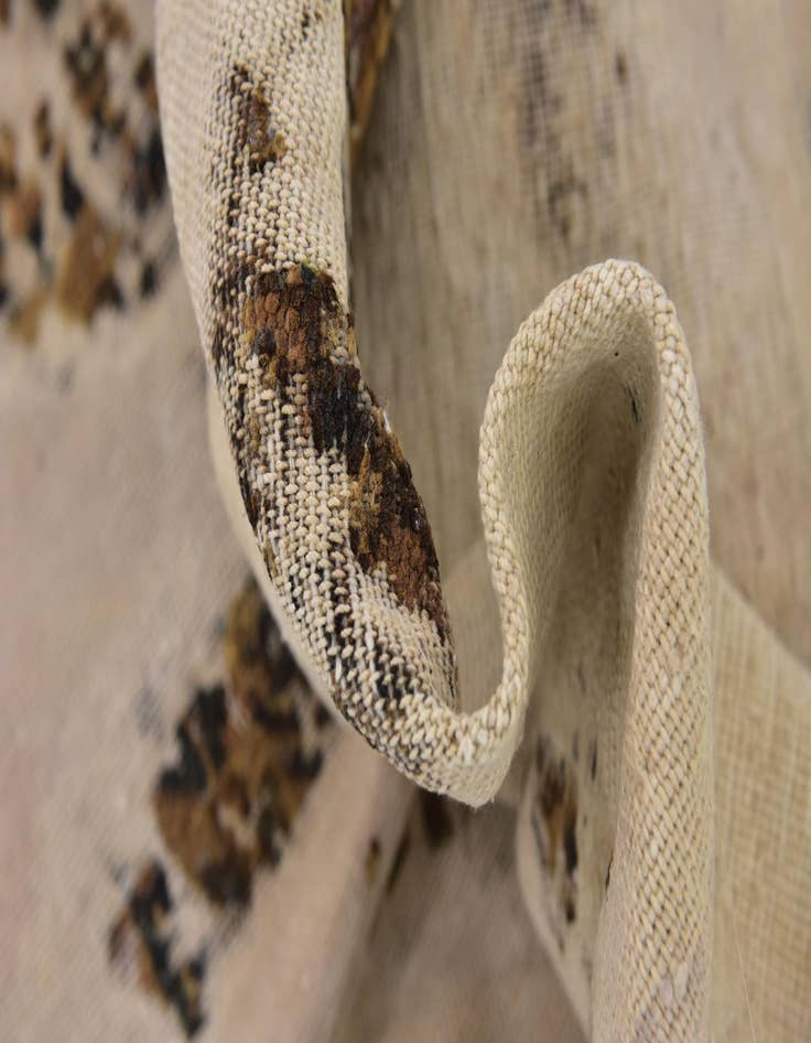 Detail image of 8' 9 x 11' 7  Hand Knotted Ultra Vintage Persian Wool Rug