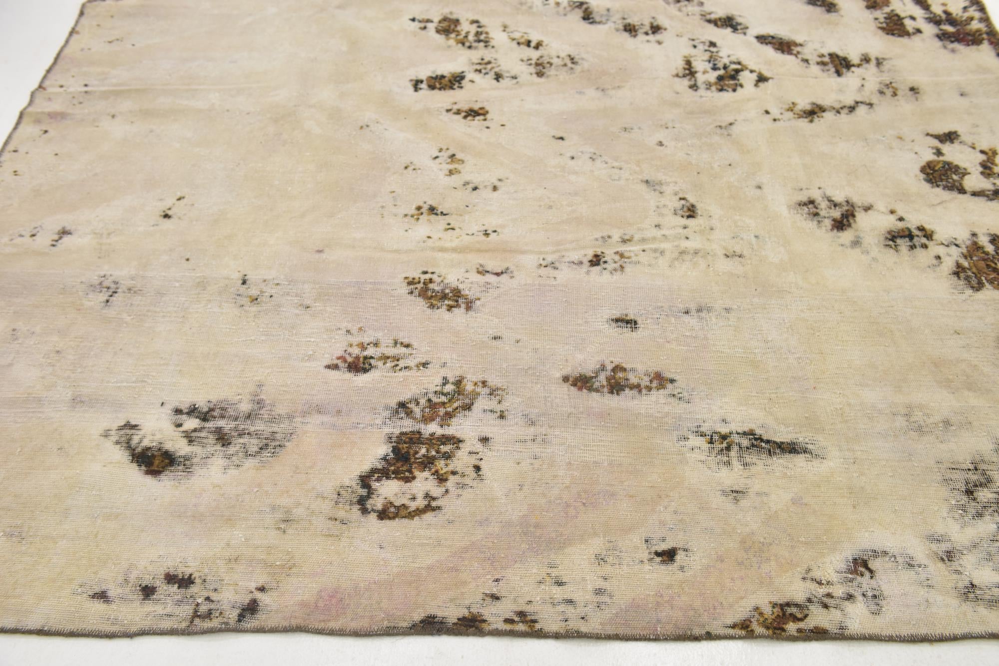 8' 9 x 11' 7 Hand Knotted Ultra Vintage Persian Wool Rug
