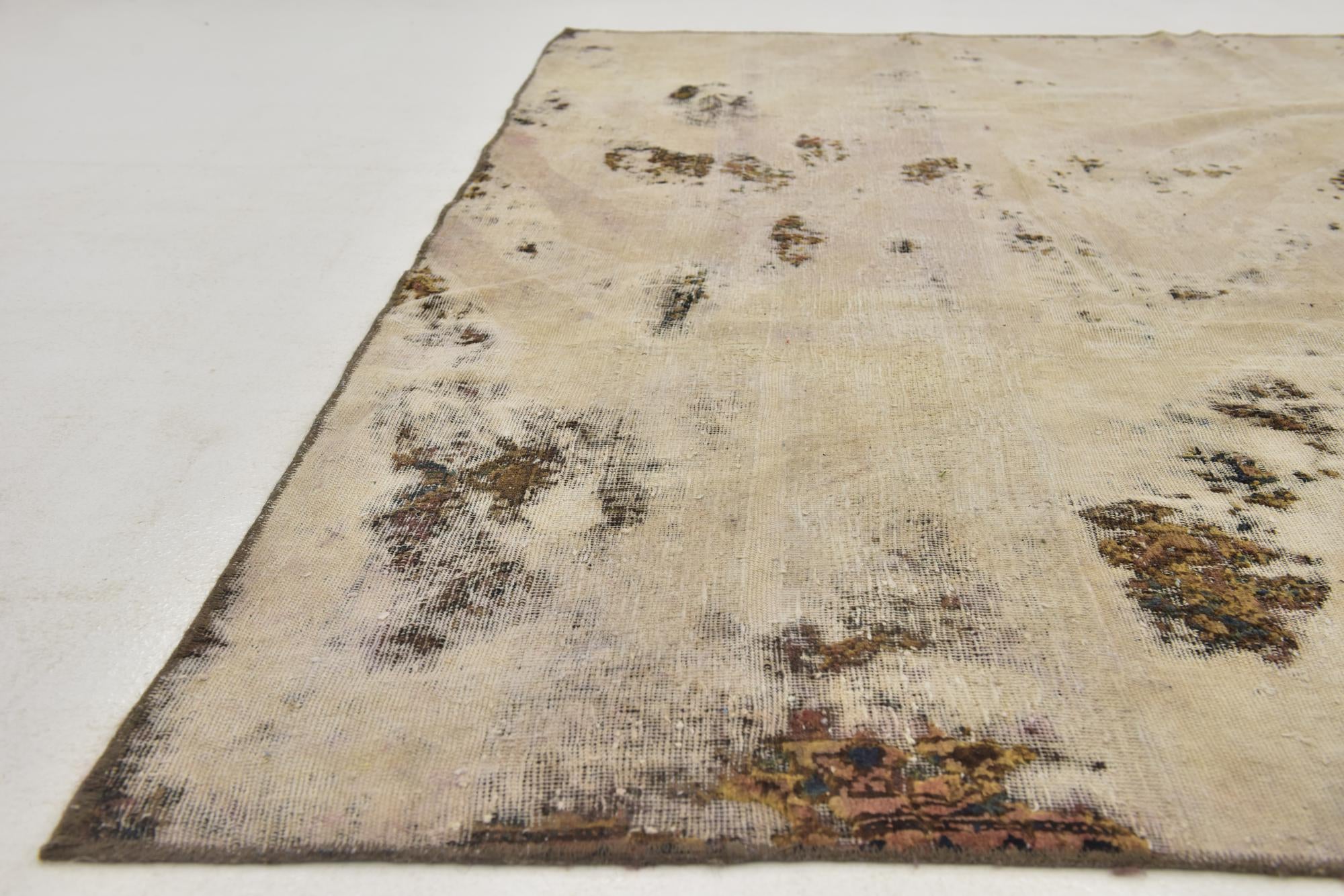 8' 9 x 11' 7 Hand Knotted Ultra Vintage Persian Wool Rug