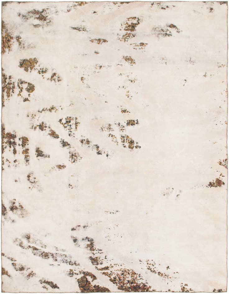 Detail image of 8' 9 x 11' 7 Hand Knotted Ultra Vintage Persian Wool Rug