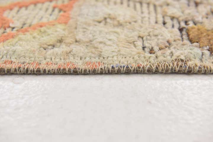 5' 10 x 8' 6 Hand Knotted Ultra Vintage Persian Wool Rug