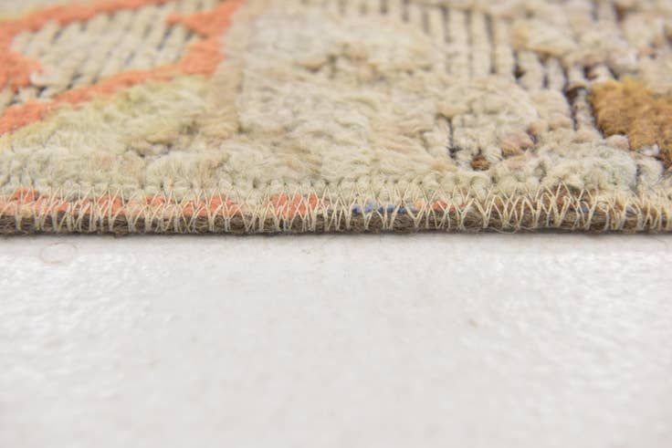 Detail image of 5' 10 x 8' 6 Hand Knotted Ultra Vintage Persian Wool Rug