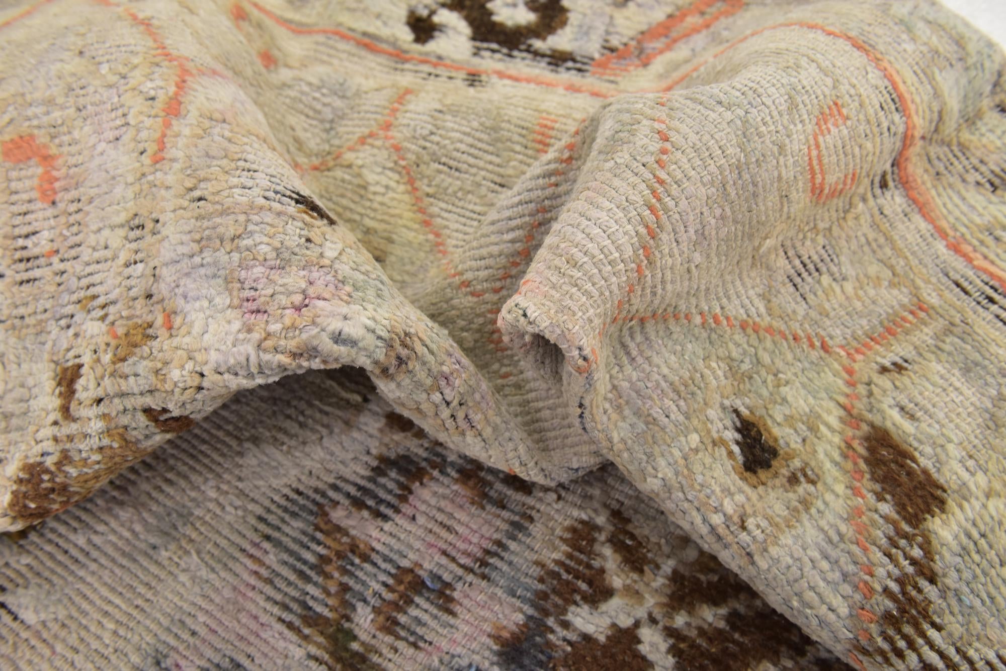 5' 10 x 8' 6 Hand Knotted Ultra Vintage Persian Wool Rug