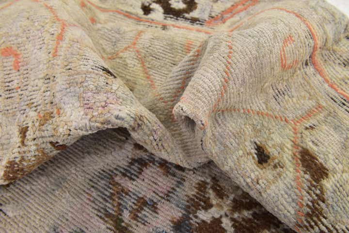 5' 10 x 8' 6 Hand Knotted Ultra Vintage Persian Wool Rug