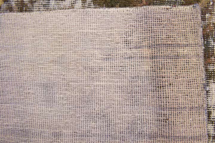 6' 6 x 7' 10 Hand Knotted Ultra Vintage Persian Wool Rug