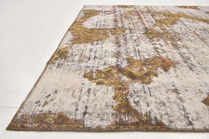 6' 6 x 7' 10 Hand Knotted Ultra Vintage Persian Wool Rug