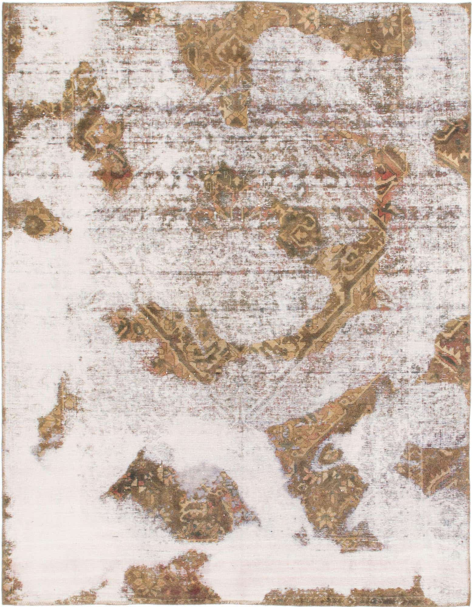 Primary image 6' 6 x 7' 10  Hand Knotted Ultra Vintage Persian Wool Rug