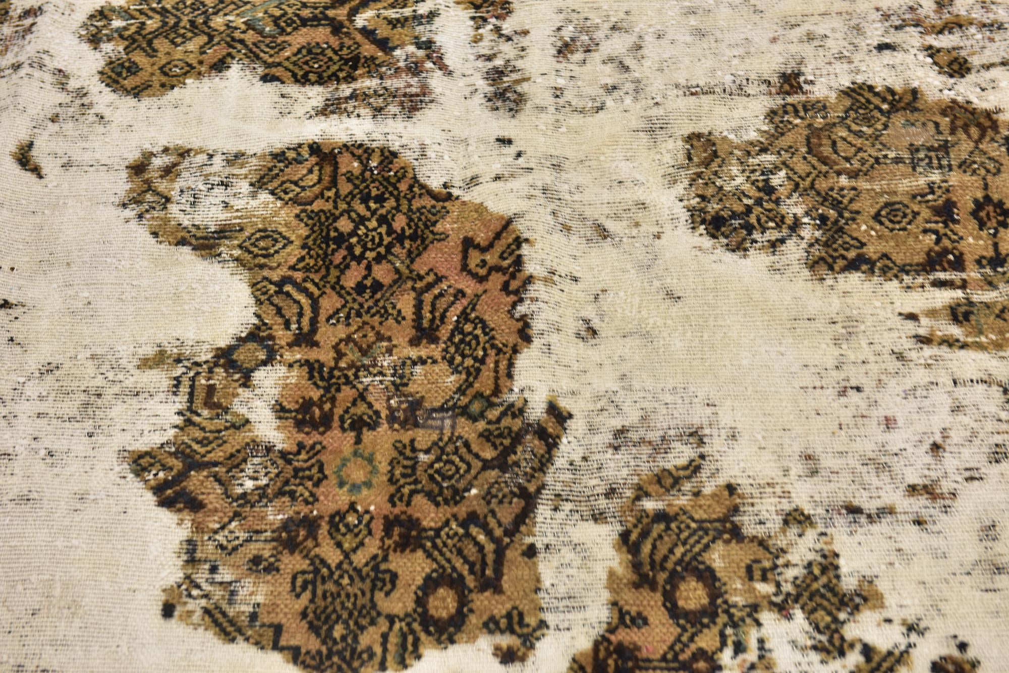 6' x 9' 4 Hand Knotted Ultra Vintage Persian Wool Rug