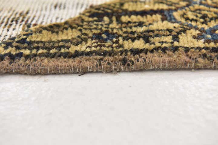 6' x 9' 4 Hand Knotted Ultra Vintage Persian Wool Rug