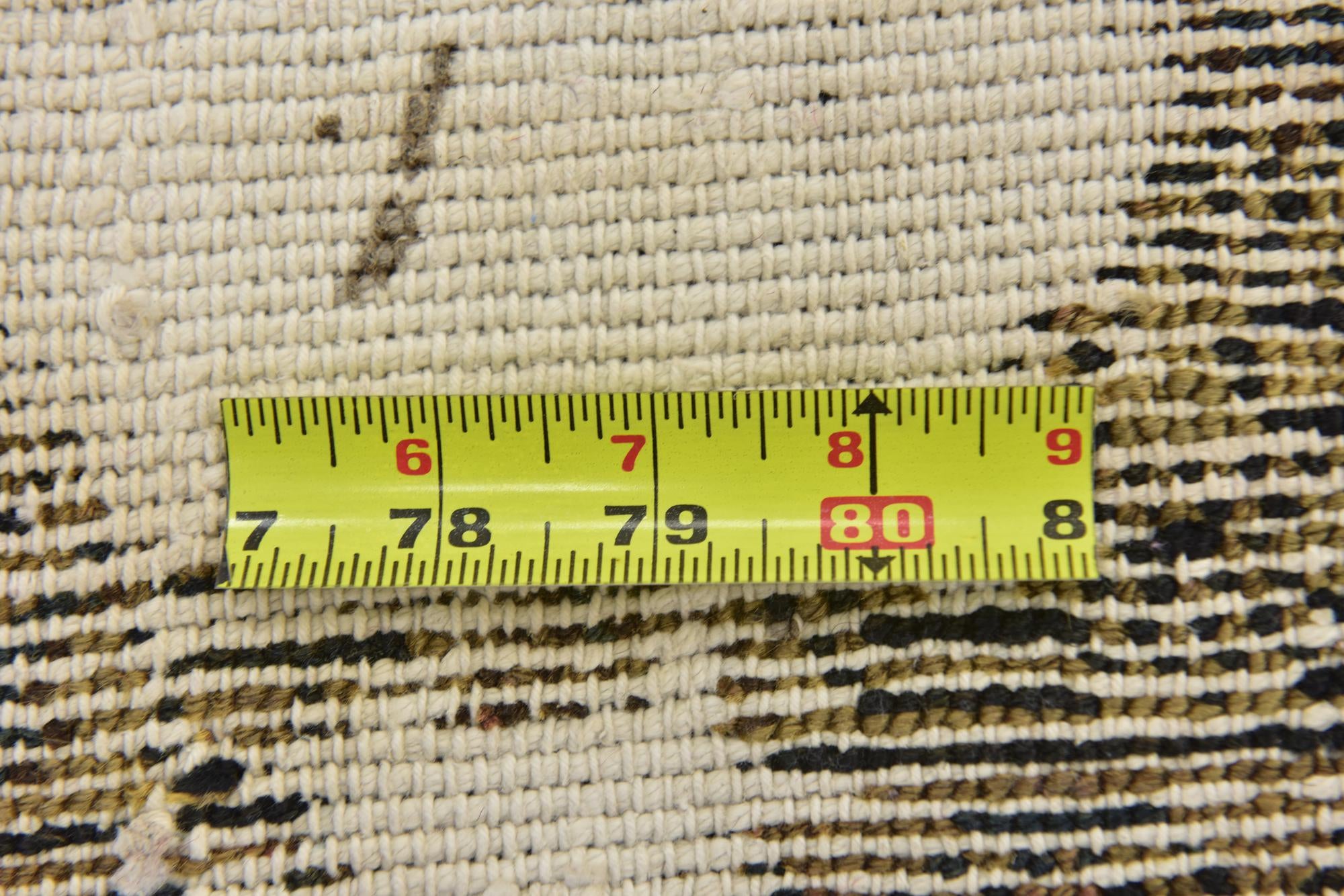 6' x 9' 4 Hand Knotted Ultra Vintage Persian Wool Rug