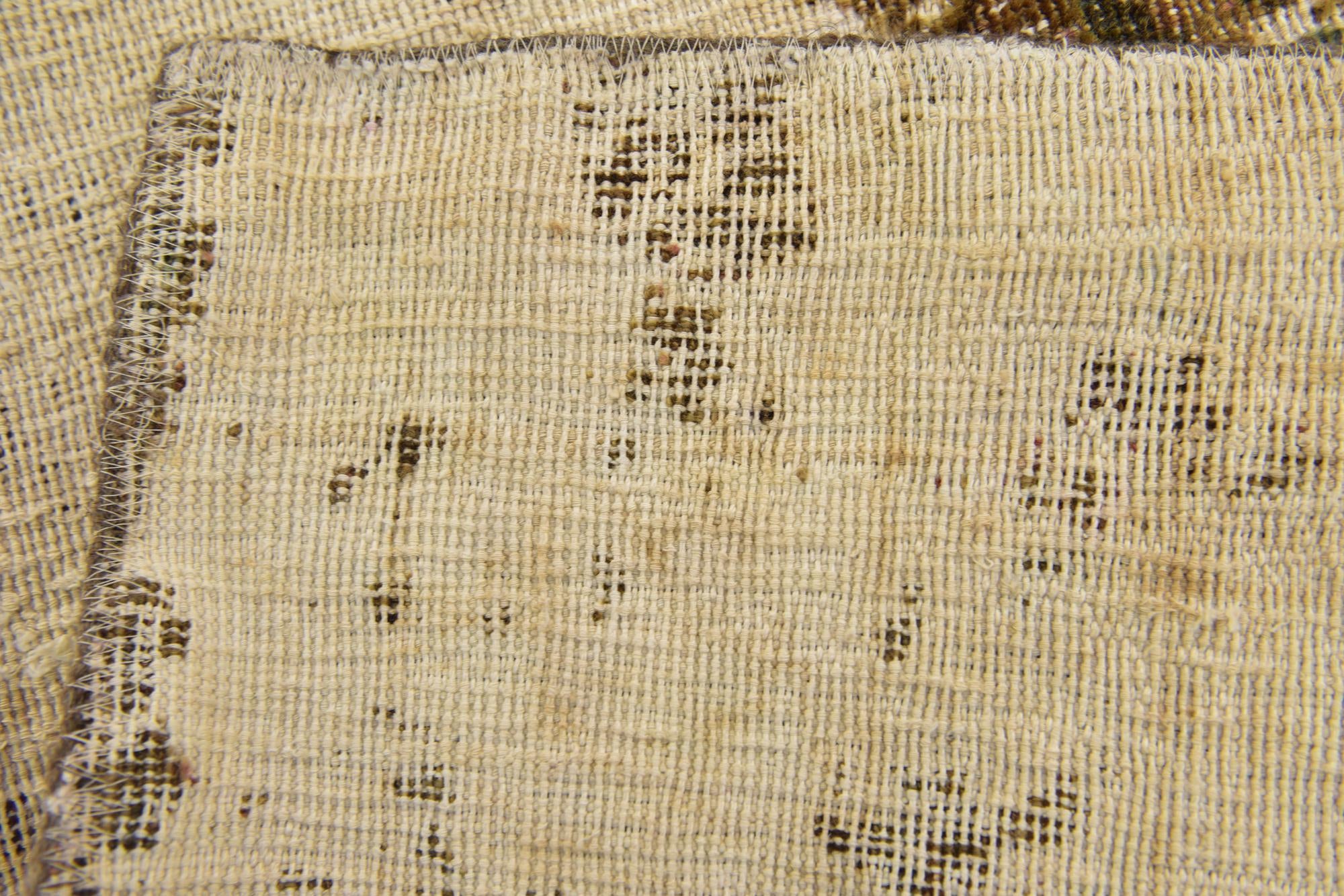 3' 7 x 5' 9 Hand Knotted Ultra Vintage Persian Wool Rug