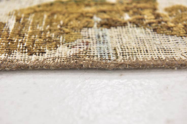 Detail image of 3' 7 x 5' 9 Hand Knotted Ultra Vintage Persian Wool Rug