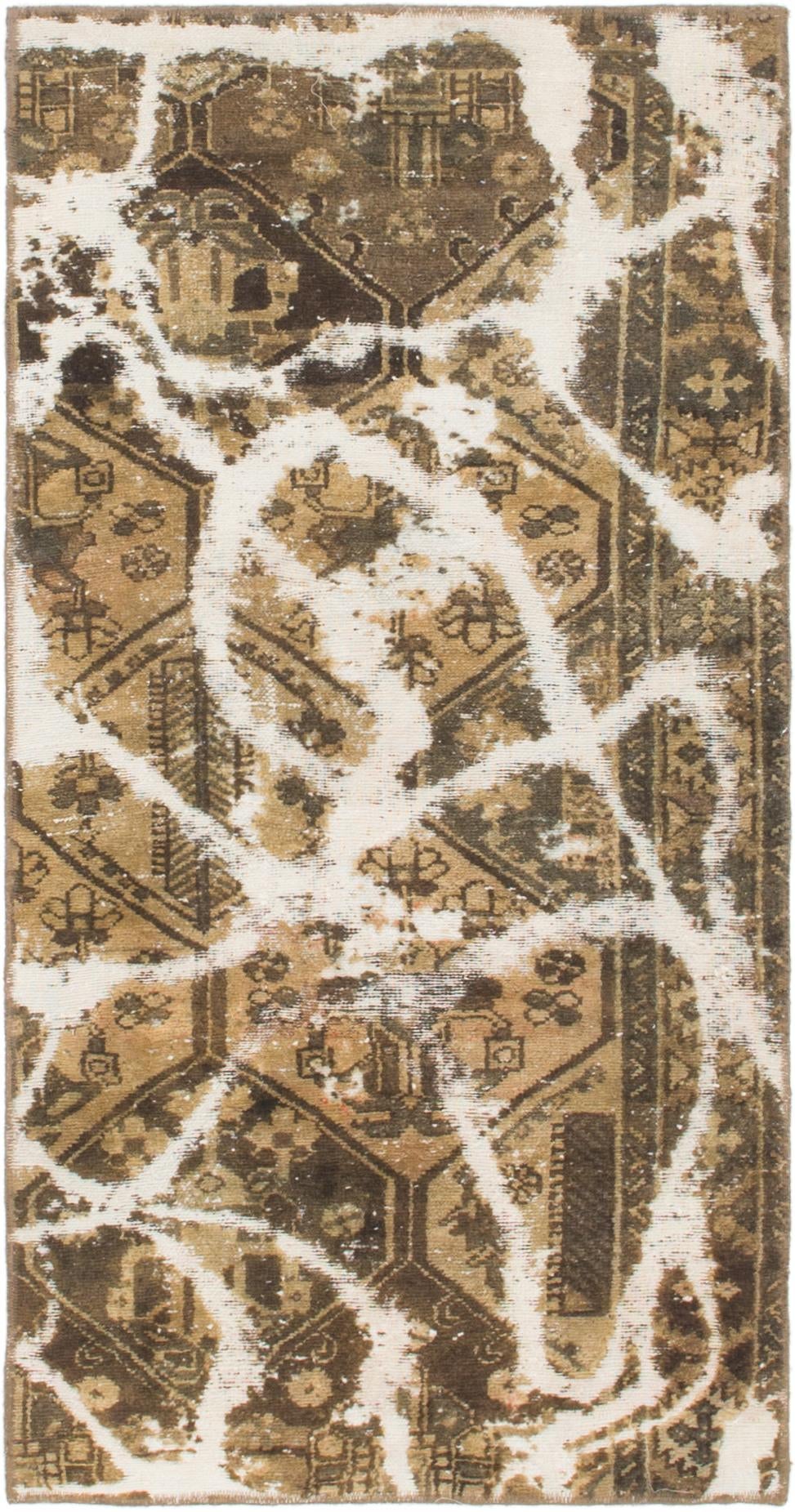 2' 9 x 5' 5 Hand Knotted Ultra Vintage Persian Wool Rug