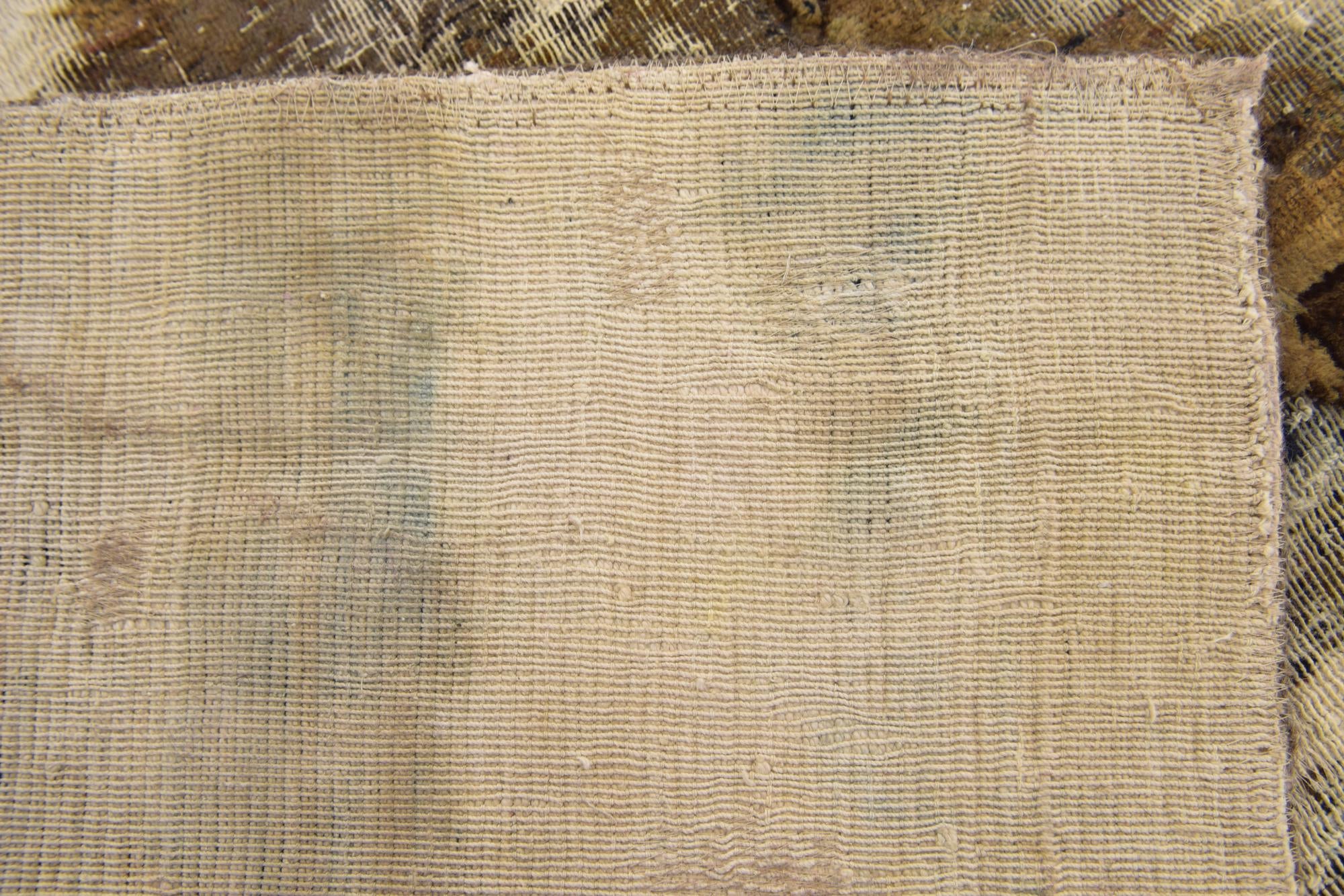 3' 5 x 4' 5 Hand Knotted Ultra Vintage Persian Wool Rug