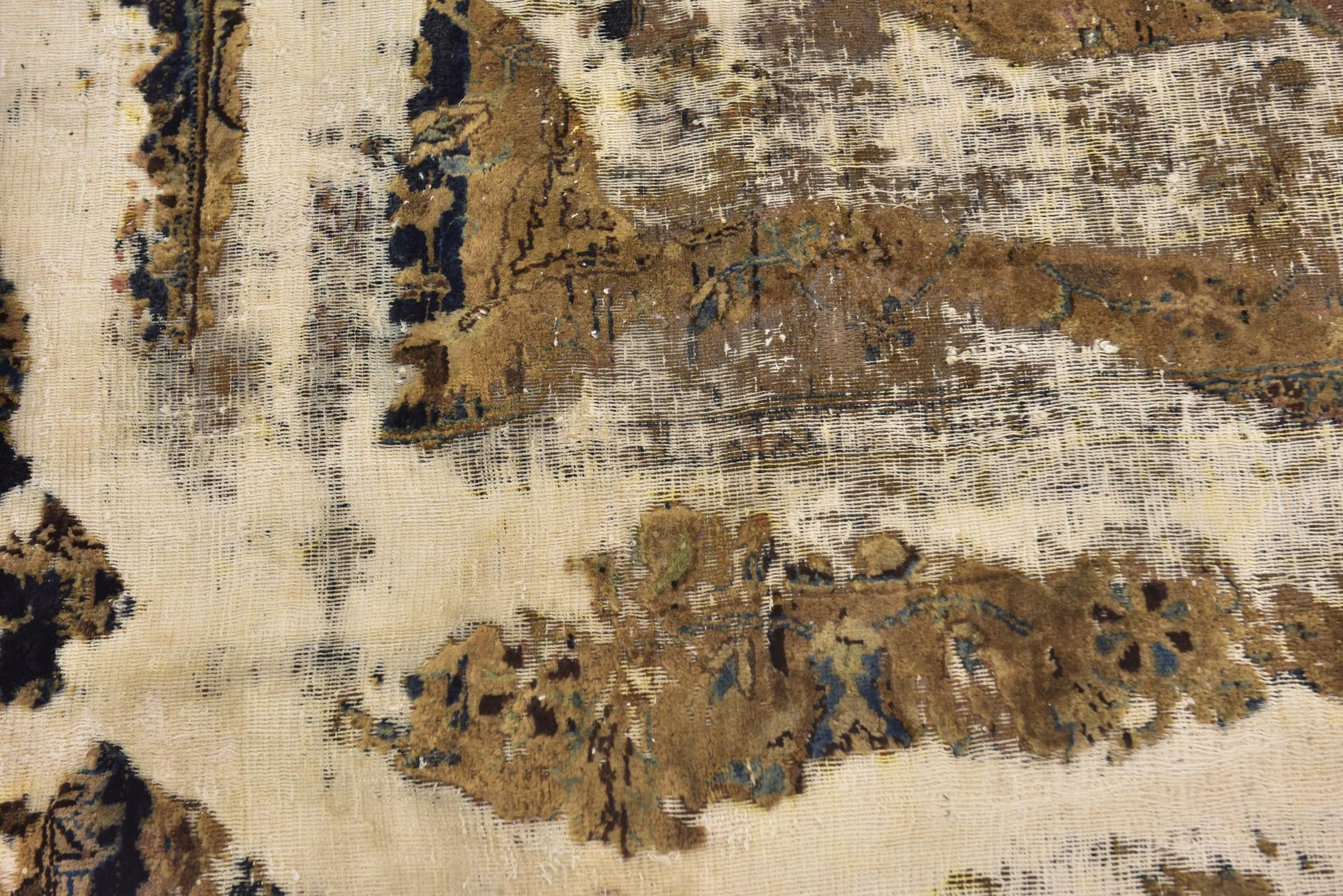 3' 5 x 4' 5 Hand Knotted Ultra Vintage Persian Wool Rug