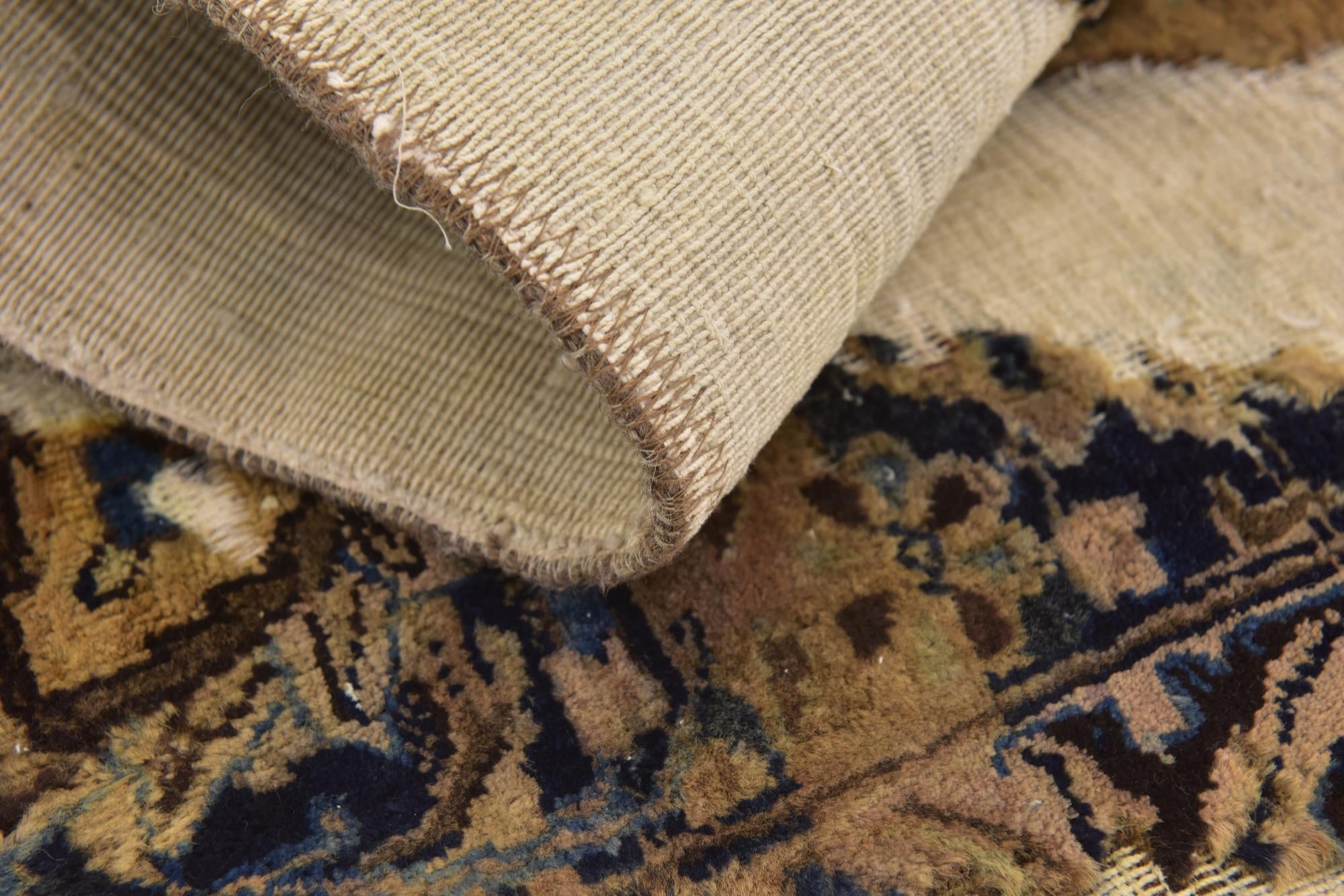 3' 5 x 4' 5 Hand Knotted Ultra Vintage Persian Wool Rug