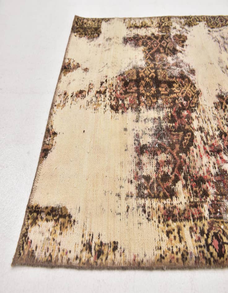 Detail image of 3' x 5' 4  Hand Knotted Ultra Vintage Persian Wool Rug