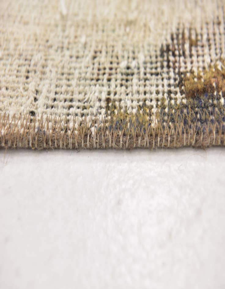 Detail image of 3' 10 x 6' 2  Hand Knotted Ultra Vintage Persian Wool Rug