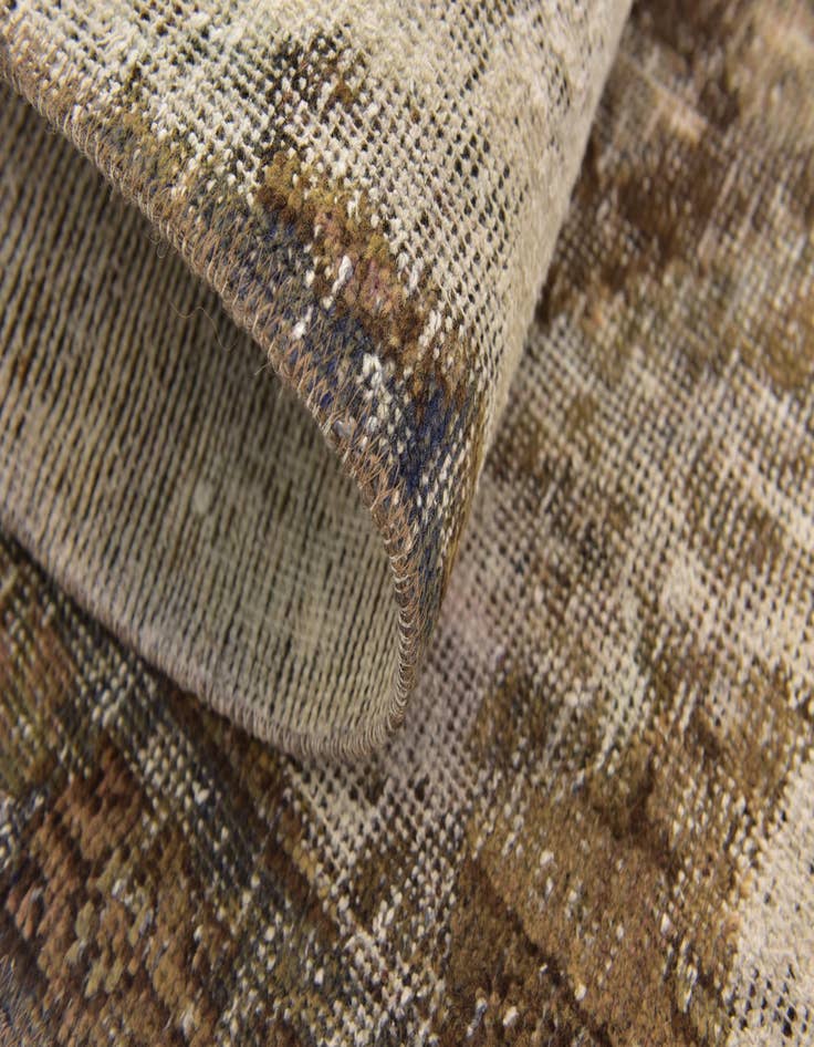 Detail image of 3' 10 x 6' 2  Hand Knotted Ultra Vintage Persian Wool Rug