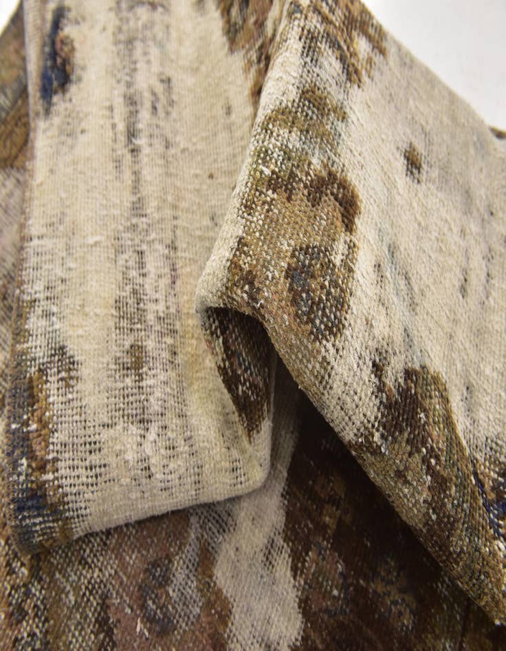 Detail image of 3' 10 x 6' 2  Hand Knotted Ultra Vintage Persian Wool Rug