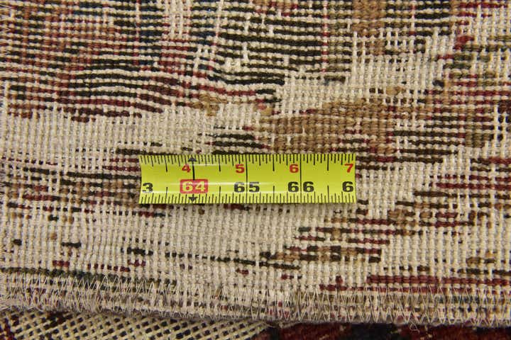 5' 5 x 6' 2 Hand Knotted Ultra Vintage Persian Wool Rug