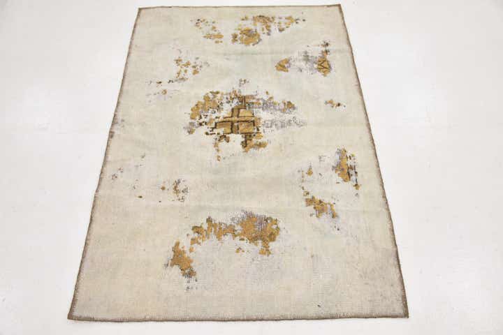 3' 3 x 4' 10 Hand Knotted Ultra Vintage Persian Wool Rug
