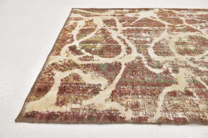 3' 3 x 5' 10 Hand Knotted Ultra Vintage Persian Wool Rug