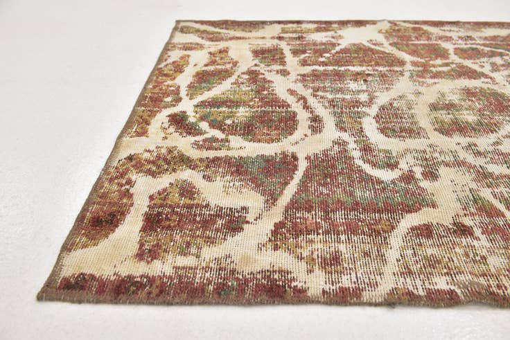 Detail image of 3' 3 x 5' 10 Hand Knotted Ultra Vintage Persian Wool Rug