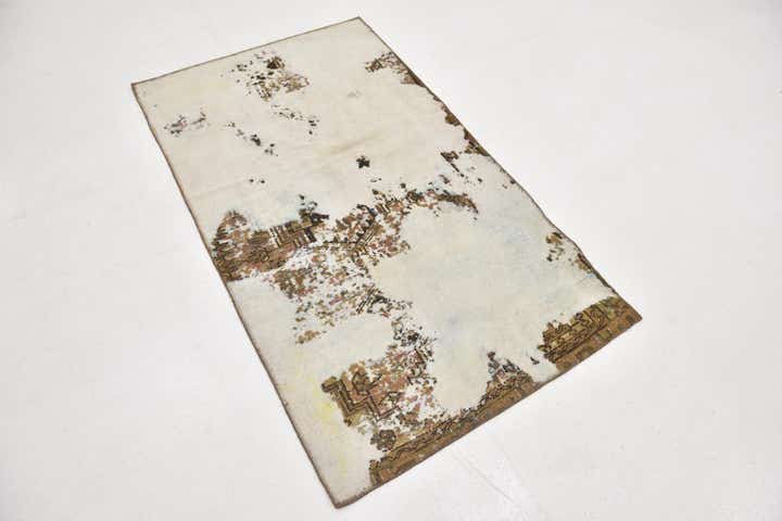 3' x 5' 3 Hand Knotted Ultra Vintage Persian Wool Rug