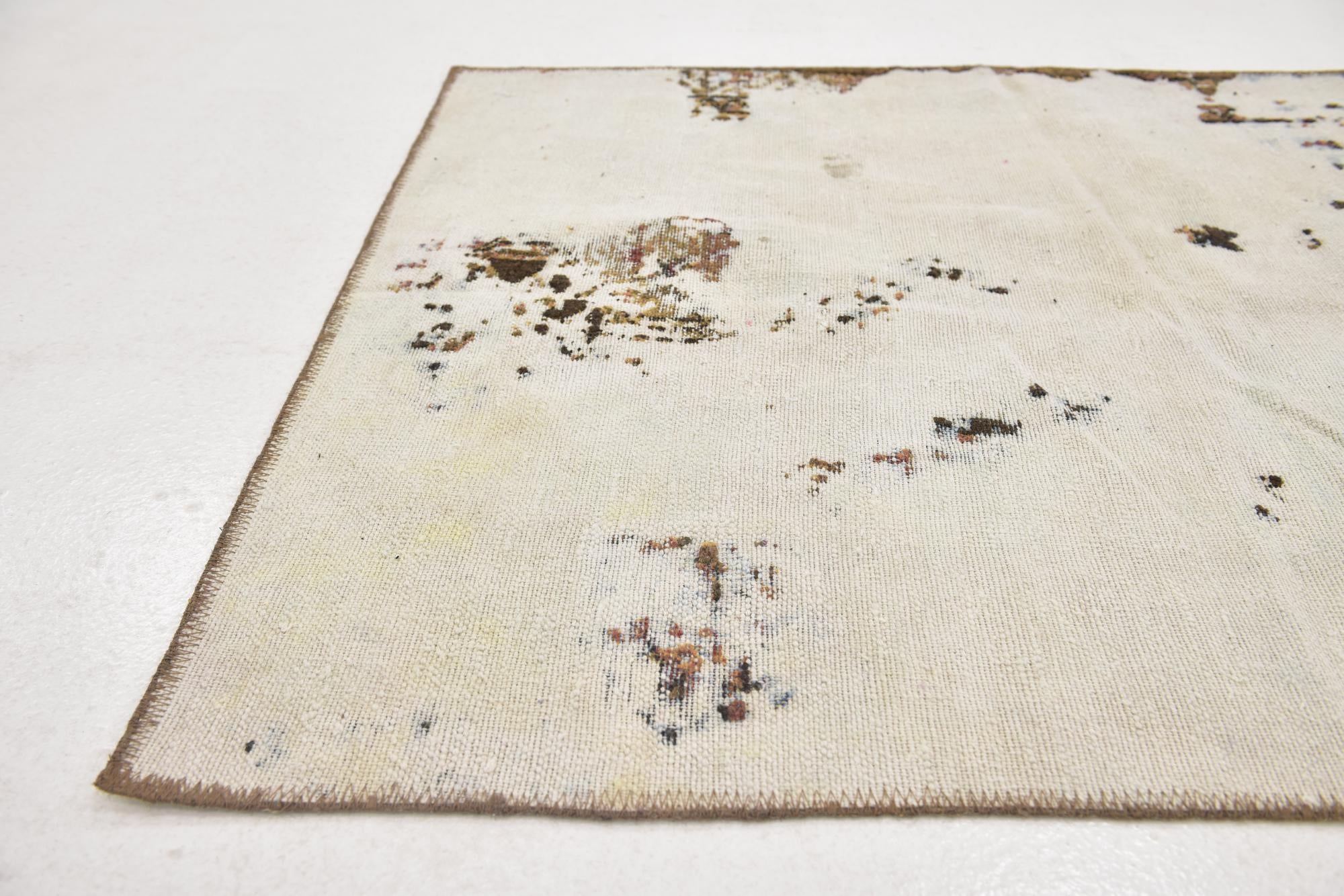 3' x 5' 3 Hand Knotted Ultra Vintage Persian Wool Rug