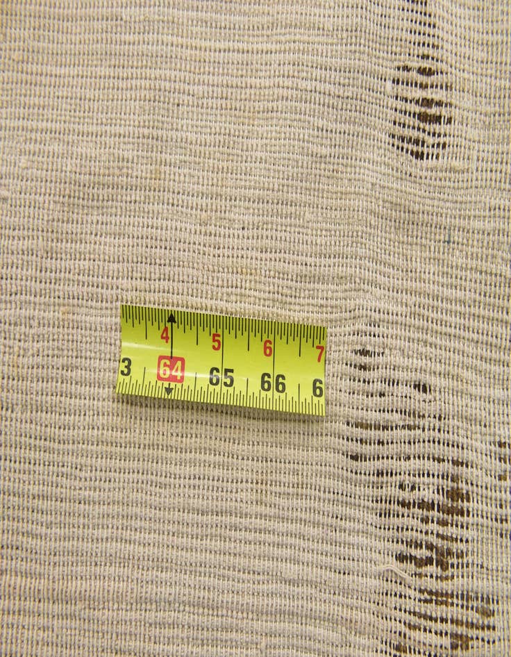 Detail image of 3' 4 x 4' 5  Hand Knotted Ultra Vintage Persian Wool Rug