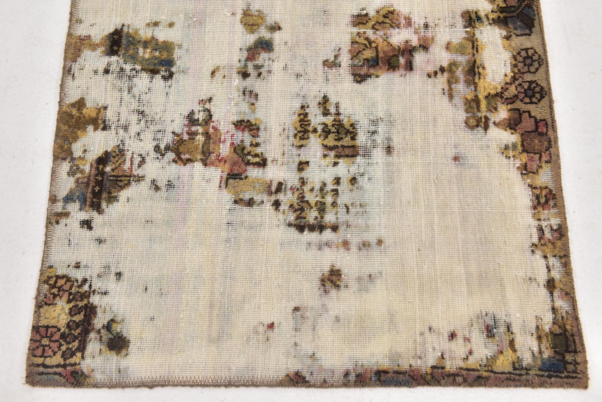 2' 10 x 4' 6 Hand Knotted Ultra Vintage Persian Wool Rug