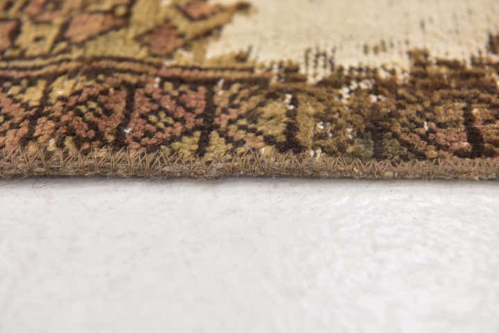 3' 9 x 6' Hand Knotted Ultra Vintage Persian Wool Rug