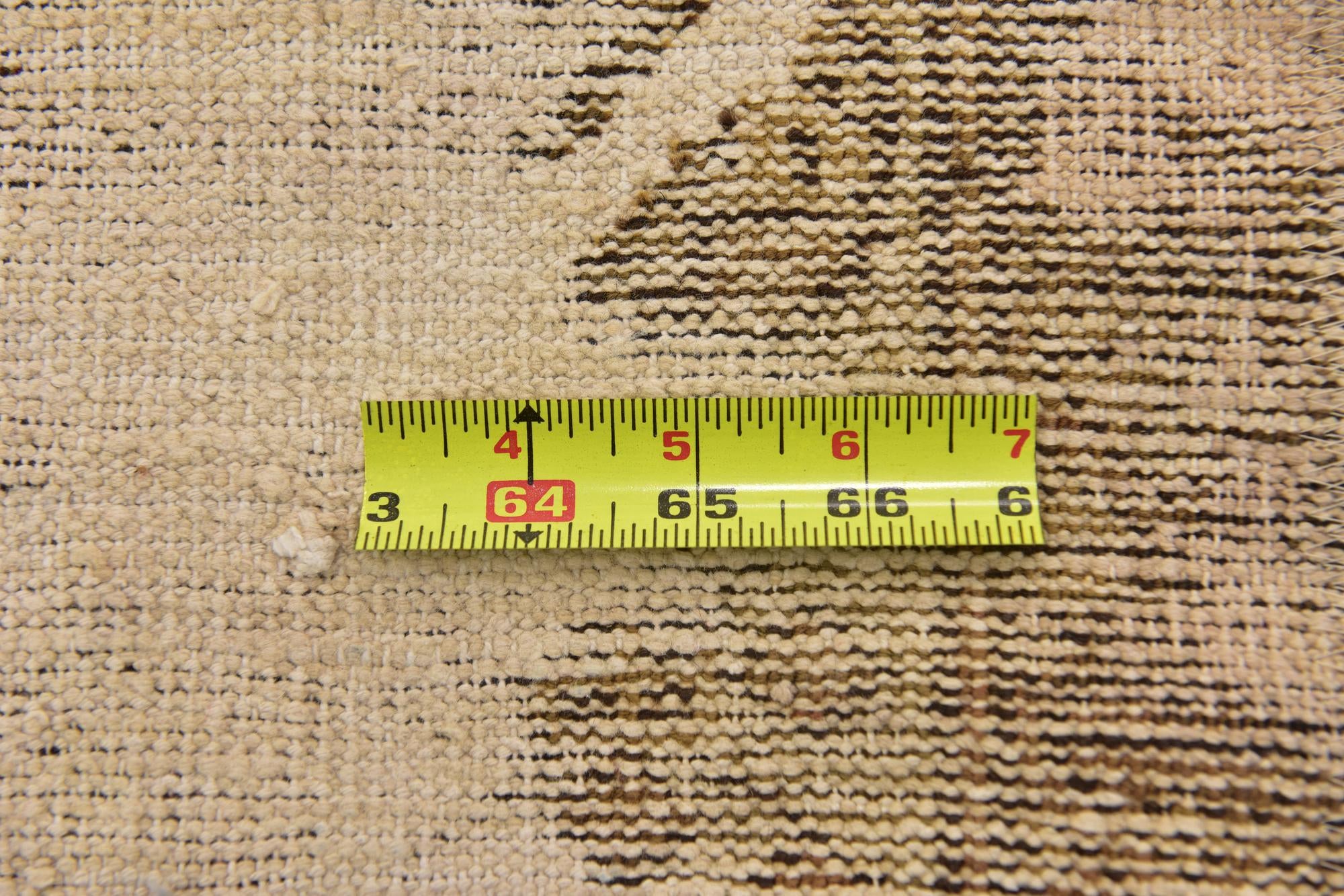 3' 9 x 6' Hand Knotted Ultra Vintage Persian Wool Rug