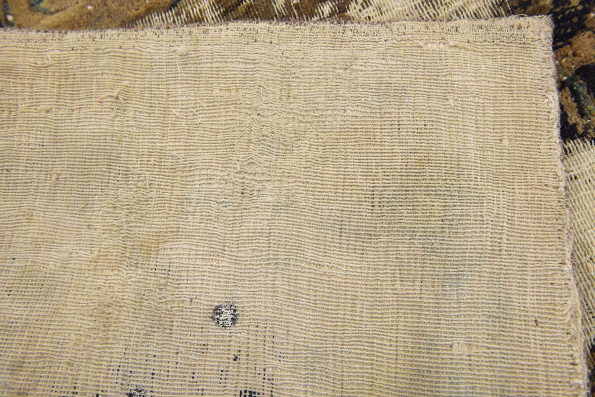3' 5 x 4' 5 Hand Knotted Ultra Vintage Persian Wool Rug