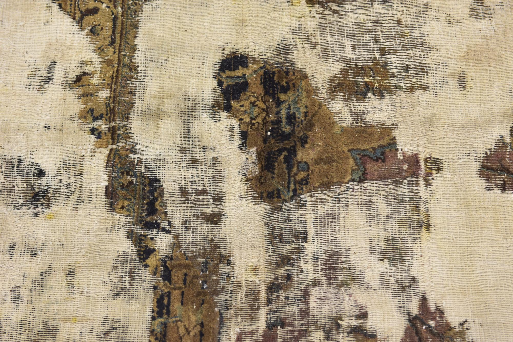 3' 5 x 4' 5 Hand Knotted Ultra Vintage Persian Wool Rug
