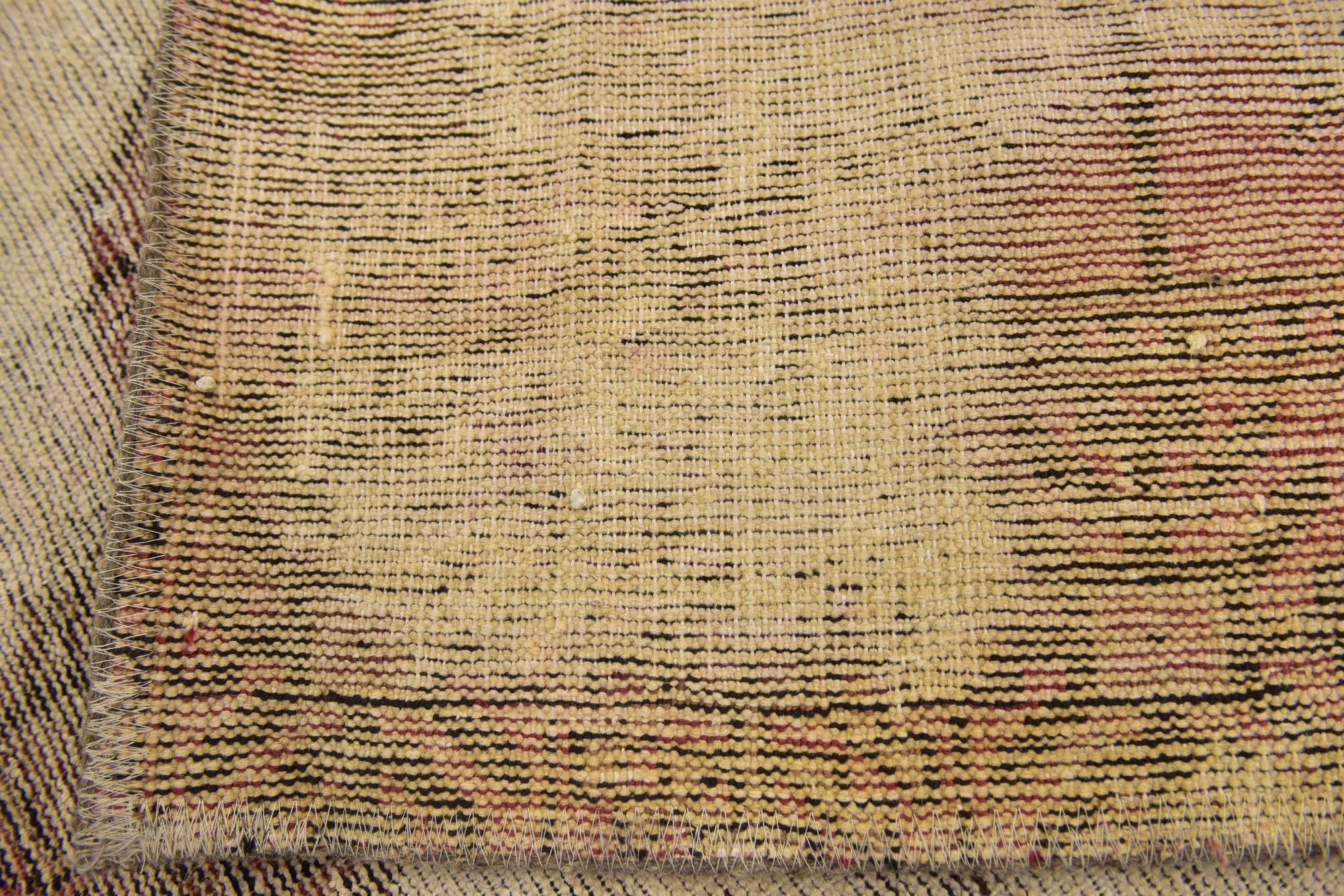 3' 7 x 5' 8 Hand Knotted Ultra Vintage Persian Wool Rug