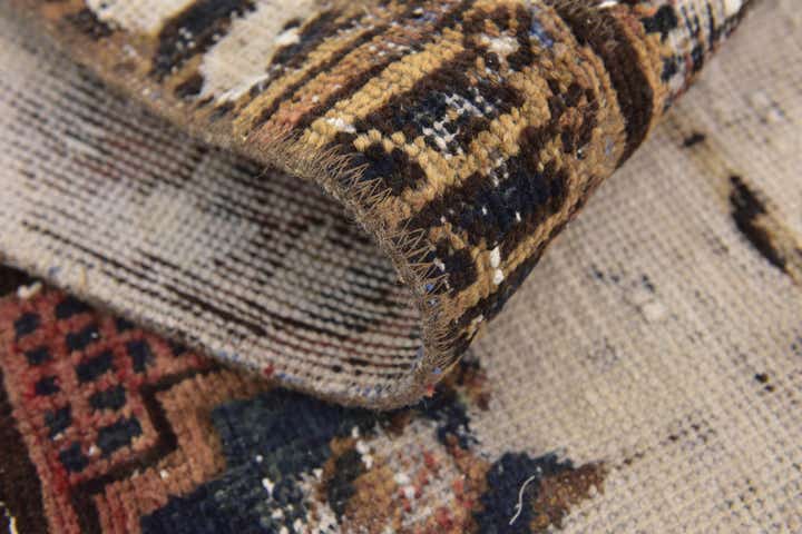 3' 2 x 4' 5 Hand Knotted Ultra Vintage Persian Wool Rug