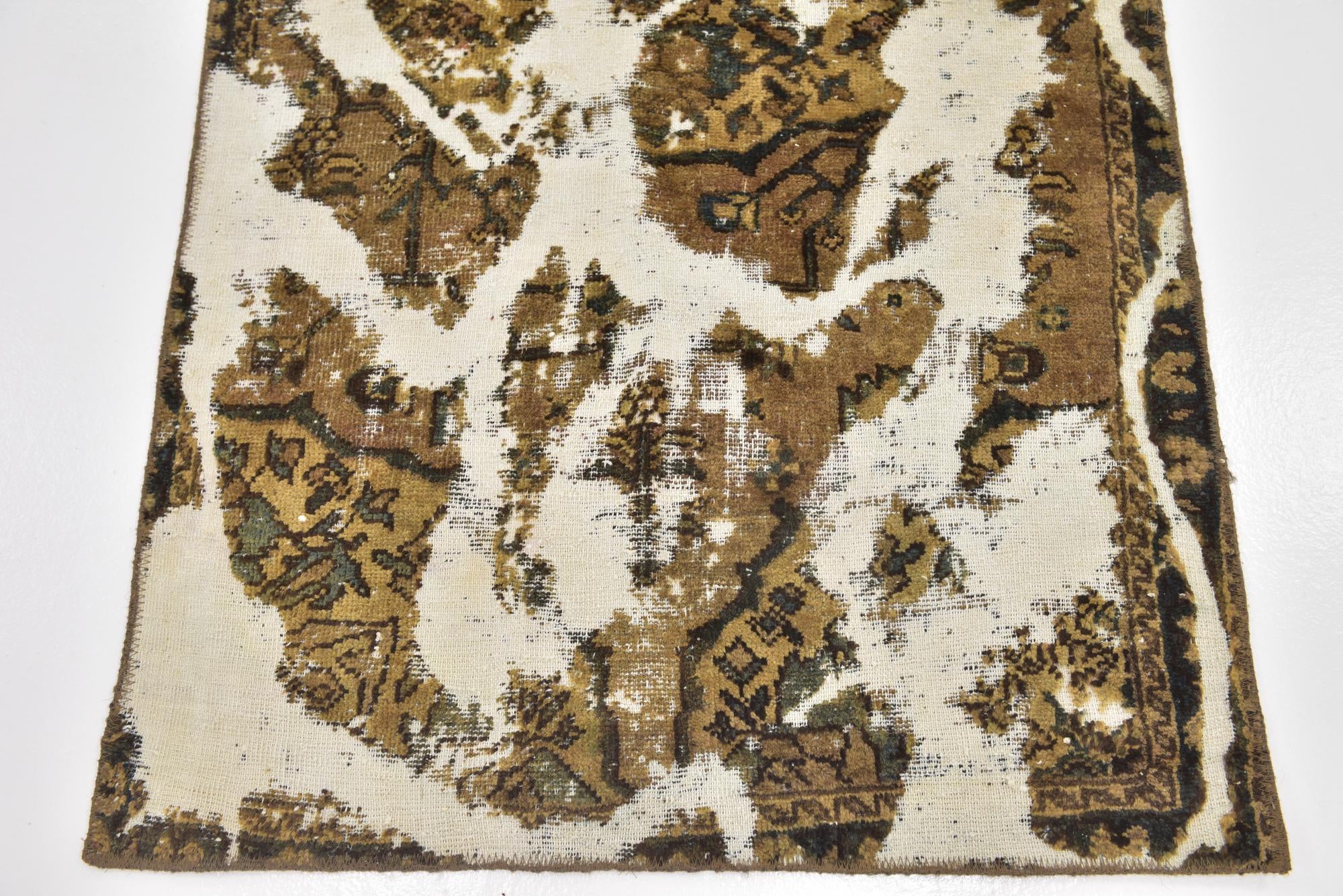 3' 2 x 5' 9 Hand Knotted Ultra Vintage Persian Wool Rug