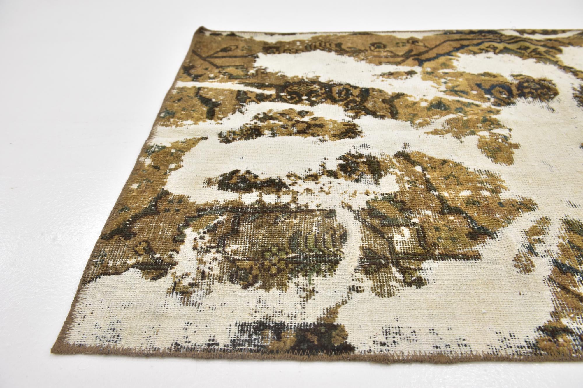 3' 2 x 5' 9 Hand Knotted Ultra Vintage Persian Wool Rug