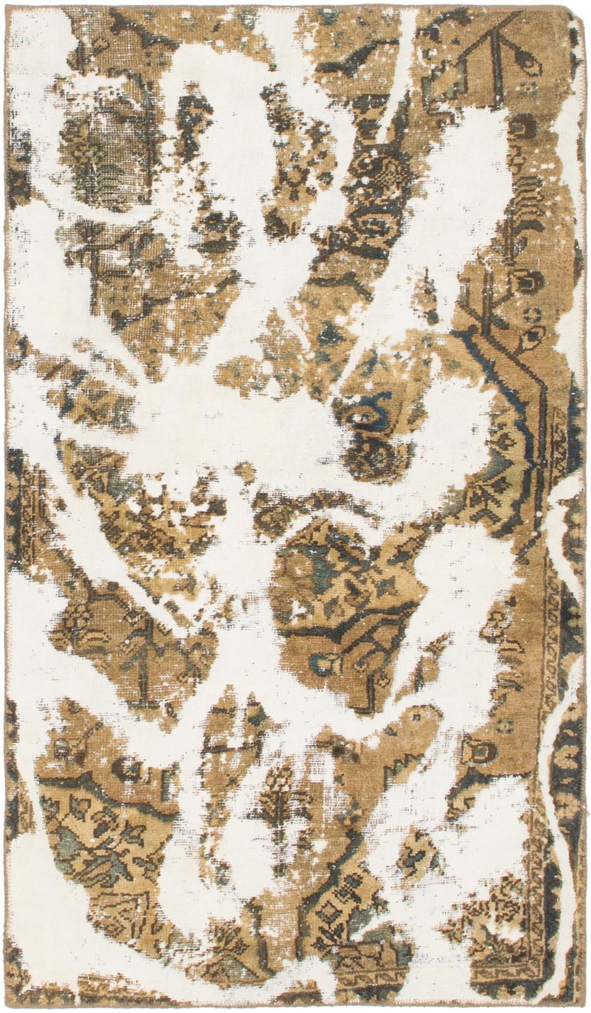 3' 2 x 5' 9 Hand Knotted Ultra Vintage Persian Wool Rug