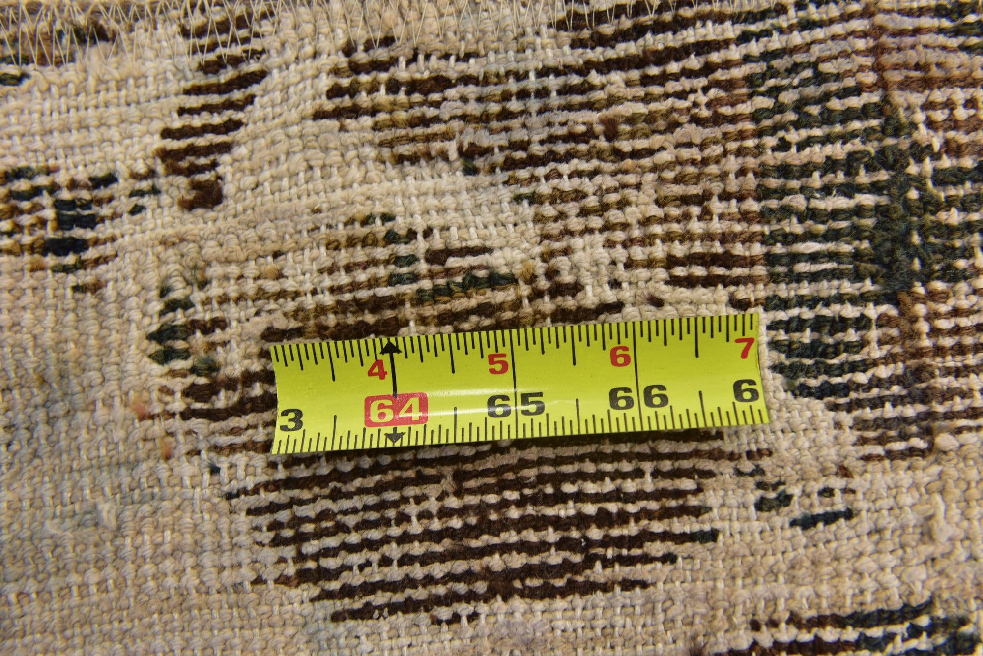3' 5 x 5' 7 Hand Knotted Ultra Vintage Persian Wool Rug
