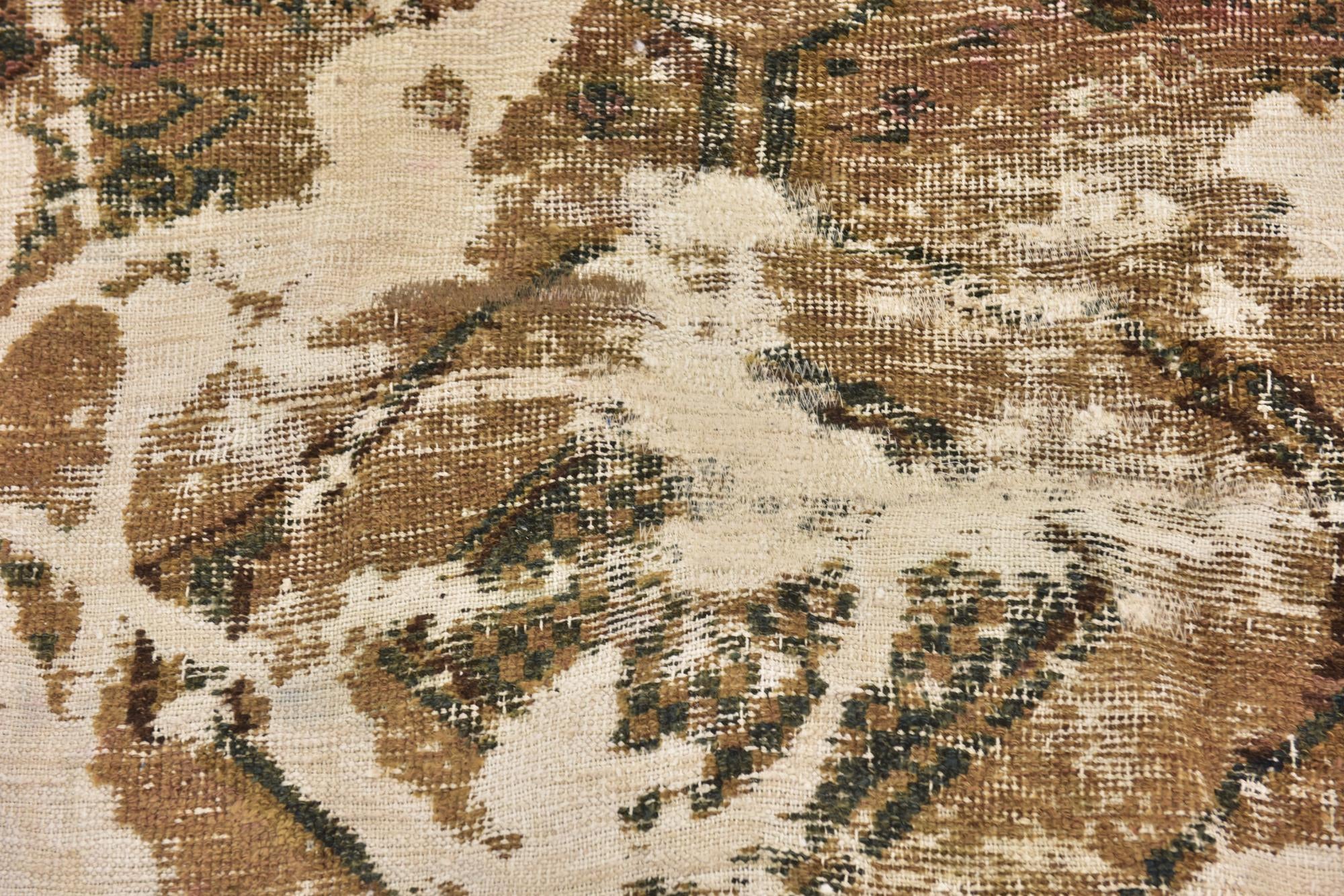 3' 5 x 5' 7 Hand Knotted Ultra Vintage Persian Wool Rug