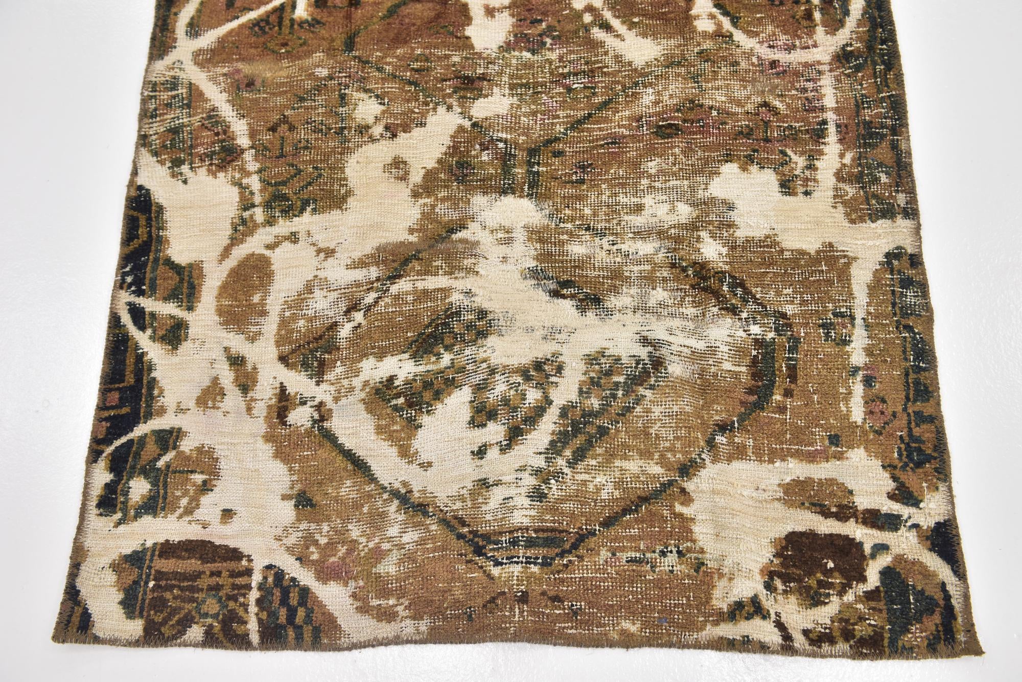 3' 5 x 5' 7 Hand Knotted Ultra Vintage Persian Wool Rug
