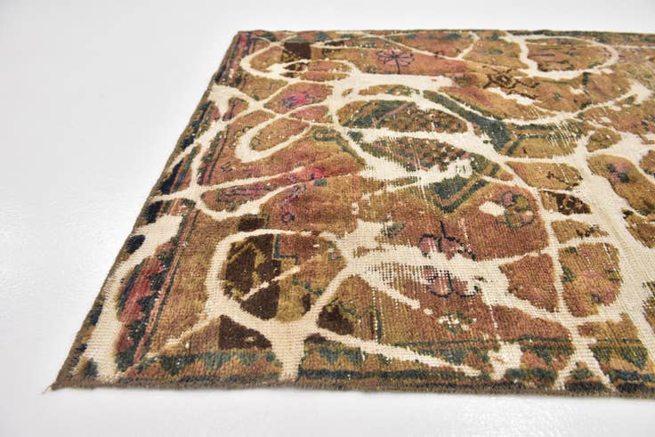 Detail image of 3' 5 x 5' 7 Hand Knotted Ultra Vintage Persian Wool Rug