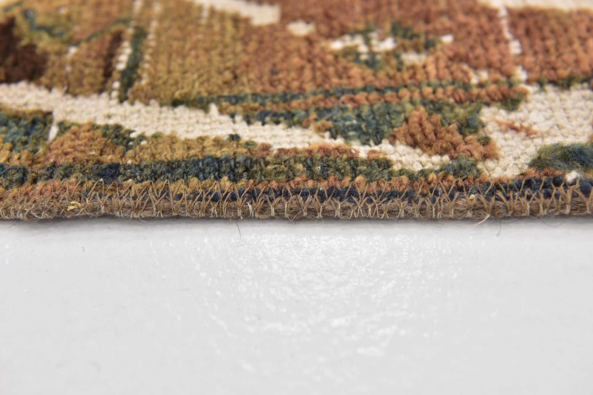 3' 5 x 5' 7 Hand Knotted Ultra Vintage Persian Wool Rug
