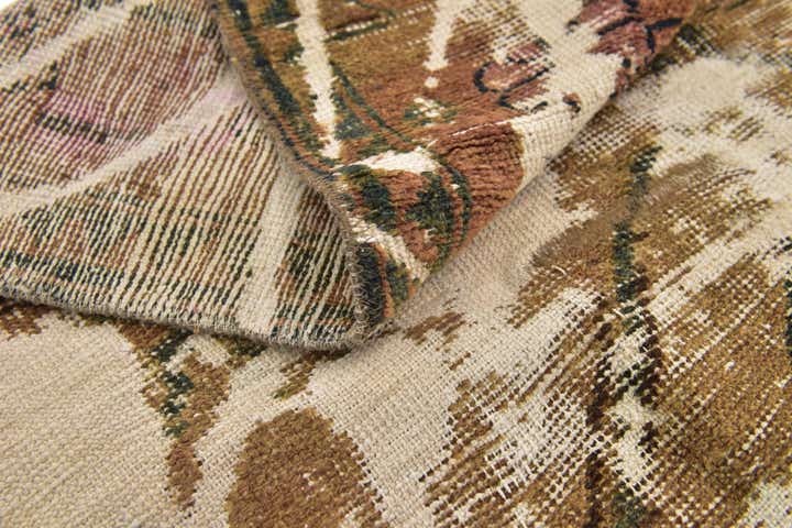 3' 5 x 5' 7 Hand Knotted Ultra Vintage Persian Wool Rug